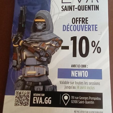 Appartement Loft Entier, Calme, Fibre Et Wifi à Saint-Quentin  Extérieur photo